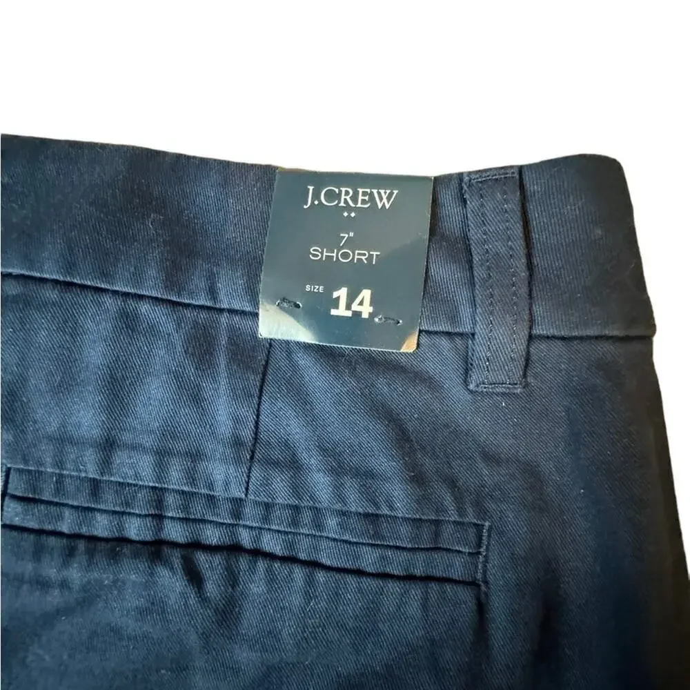 J.Crew Factory Dark Blue Shorts Women's Size 14 - NWT